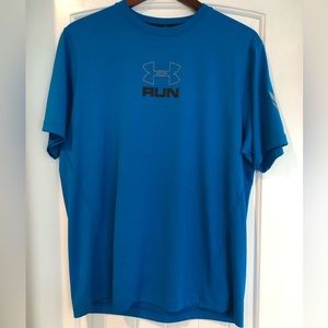 Under Armour Heatgear Short Sleeve Blue Shirt 
Excellent Condition 
Men’s Large